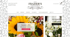 Desktop Screenshot of fraziersflowers.com